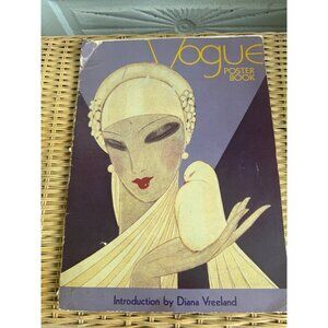Vintage 1975 Vogue Poster Book By Harmony Books 26 Posters